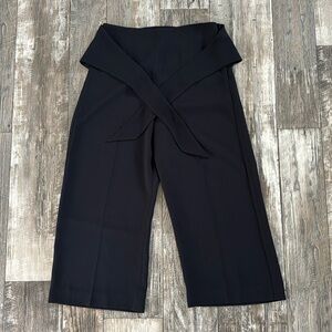EXPRESS WIDE LEG DRESS WOMEN CROPPED CULOTTES HIGH RISE, 4 P